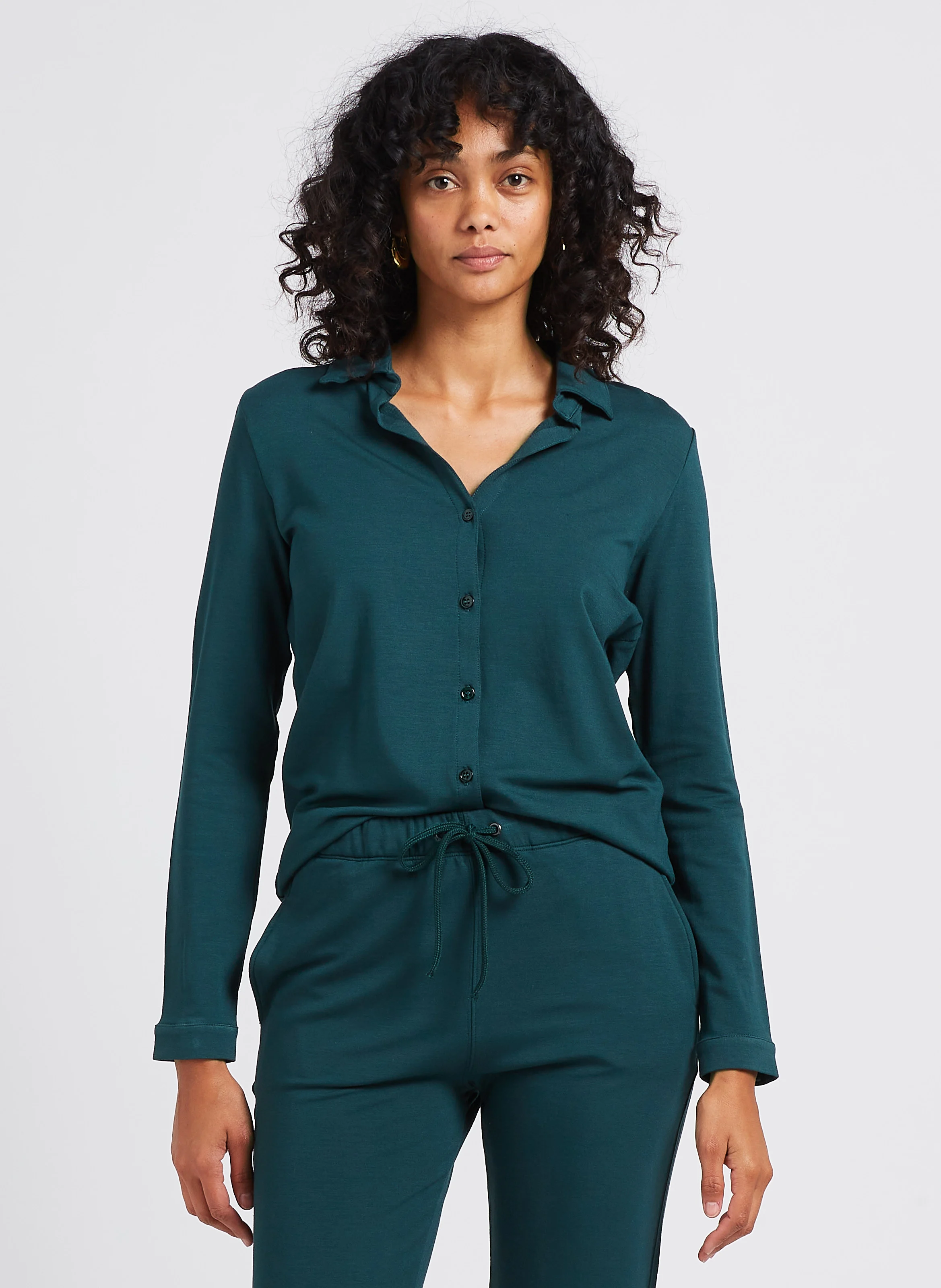 Chemise col classique | Vert