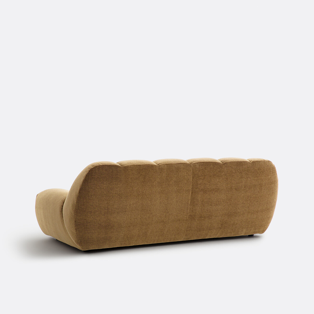 LA REDOUTE INTERIEURS<br>Sofá vintage de 3 lugares em veludo cotelê, Nuria