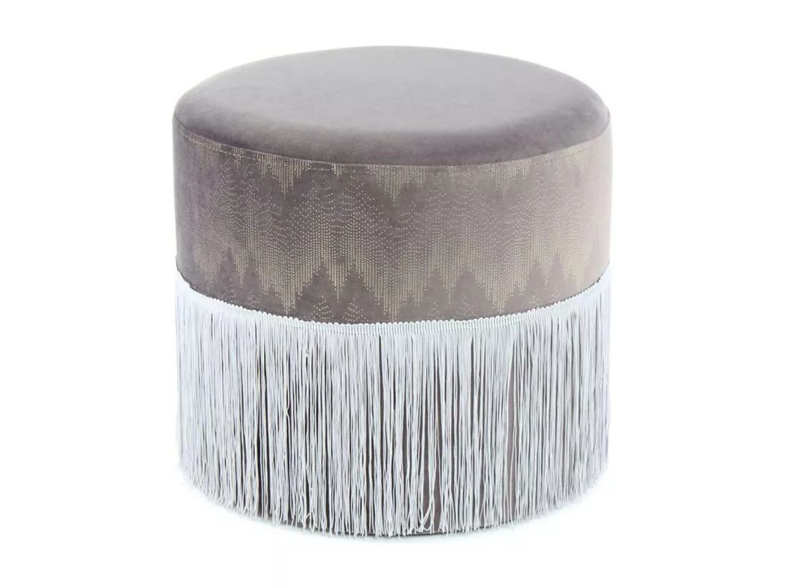 Pouf Rond à Franges 