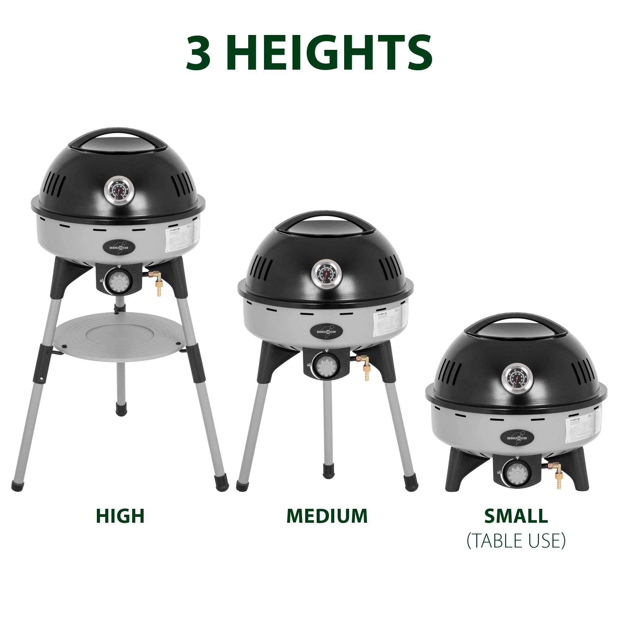 DEVIL BBQRUISER HT Stand-Gasgrill (30 mbar)