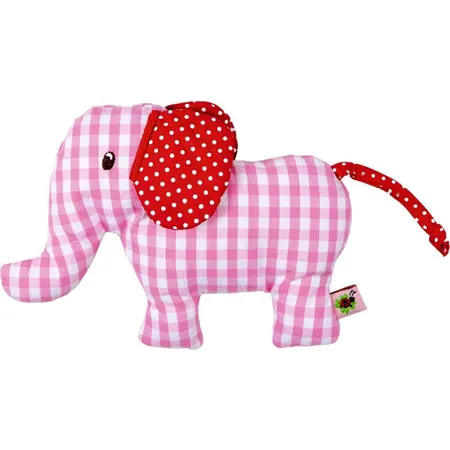 Die Spiegelburg Rassel Elefant BabyGlück, rosa