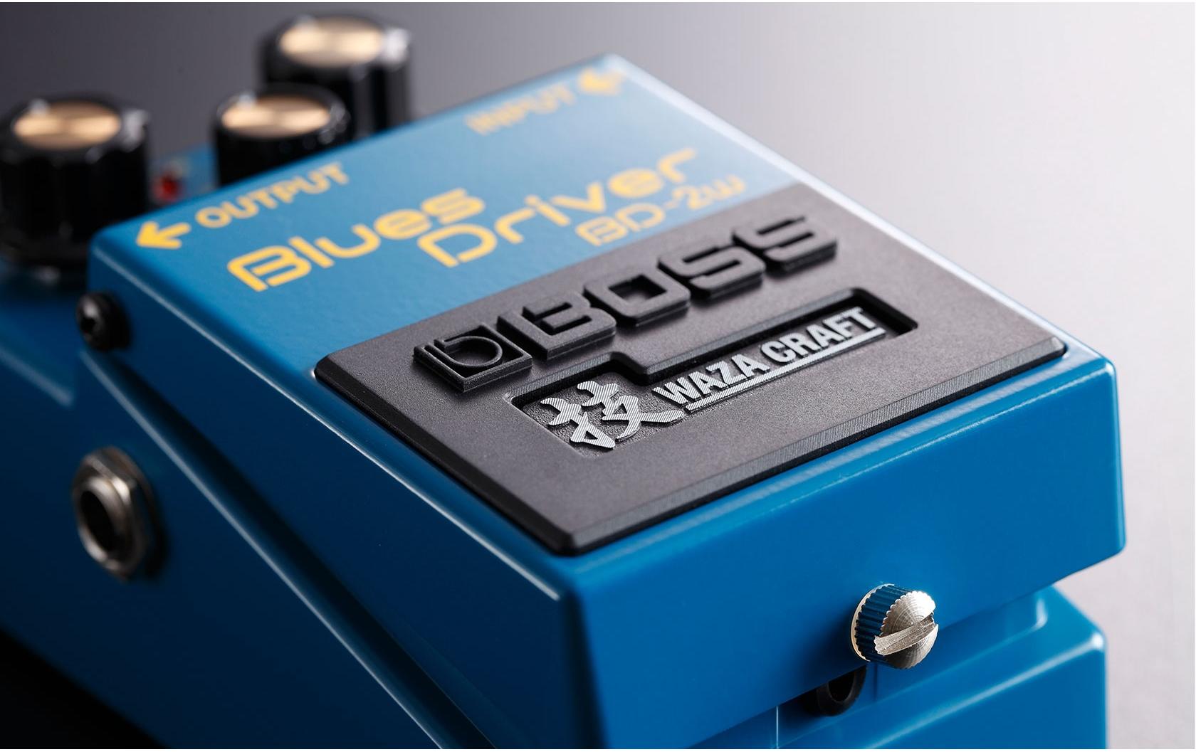 Pedal BD-2W Blues Driver<br>Neuauflage des klassischen BD-2-«Blues Driver»-Pedal, erweitert auf Basis der «Waza»-Handwerkskunst