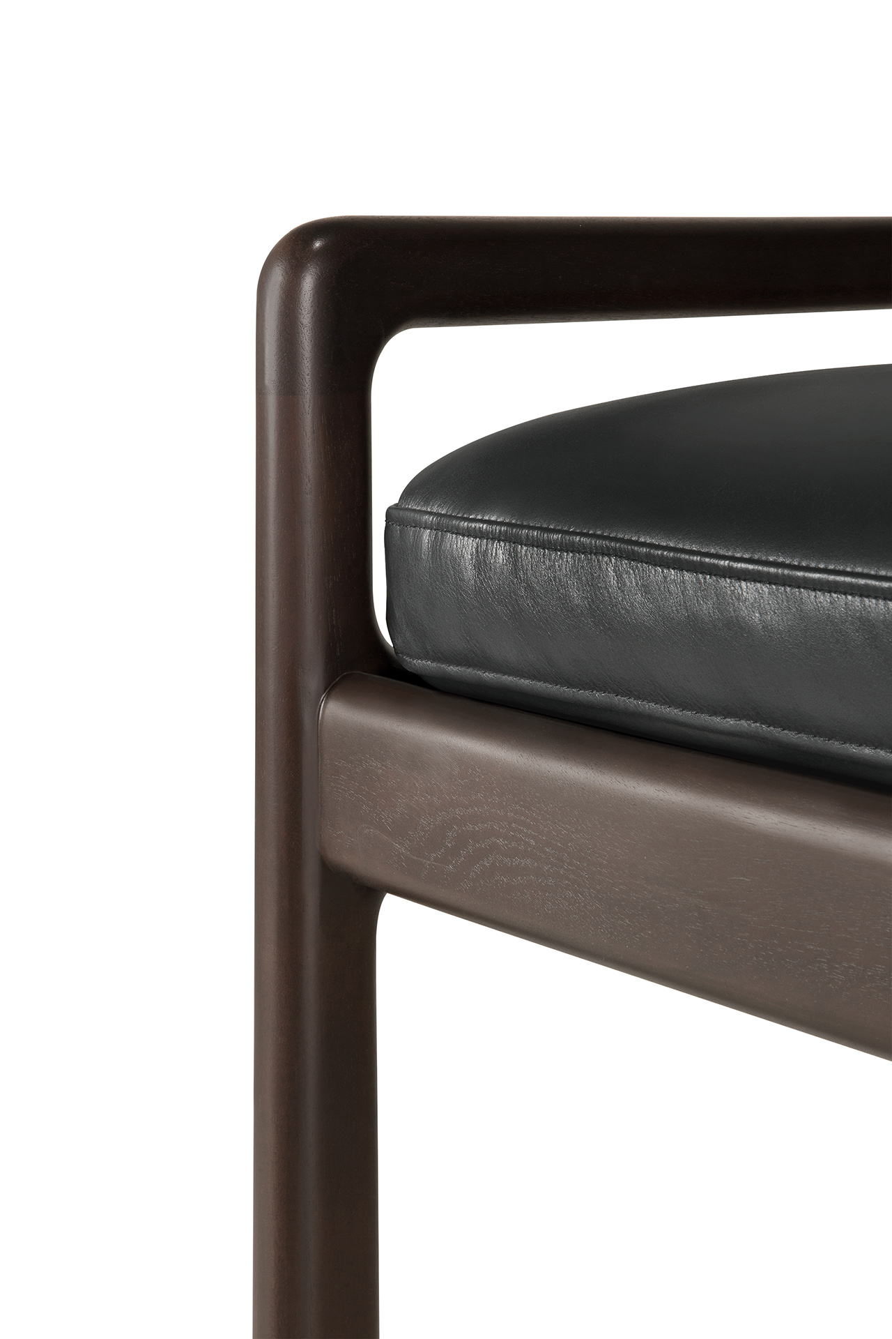 Ethnicraft - Jack bank 150 - zwart leer