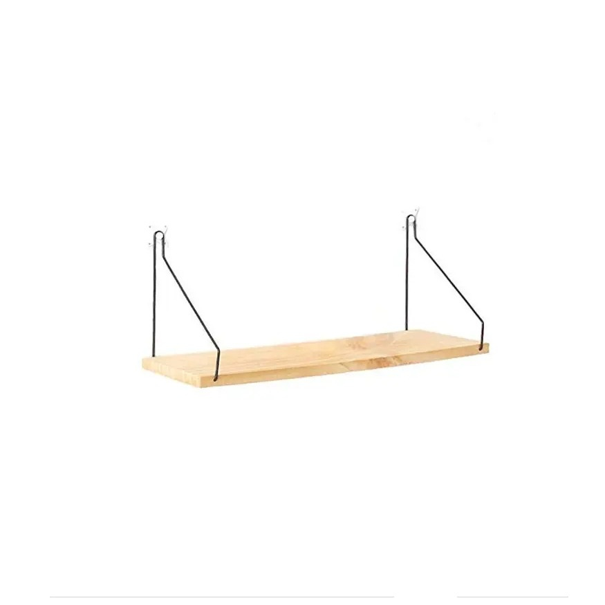 (30x15cm) Holz Wandregal Home Deko Schwebe Regal - Braun