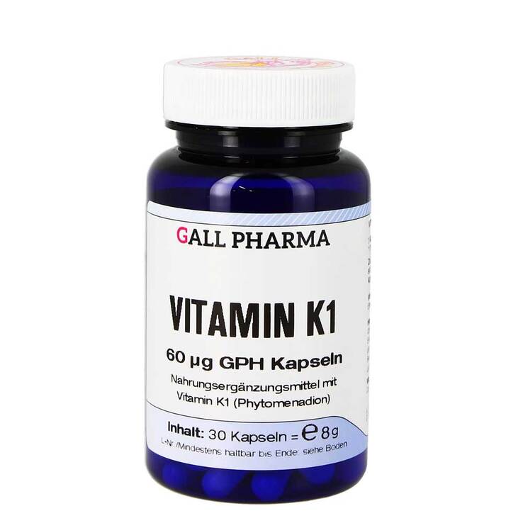 Vitamin K1 60 µg GPH Kapseln, 30 St