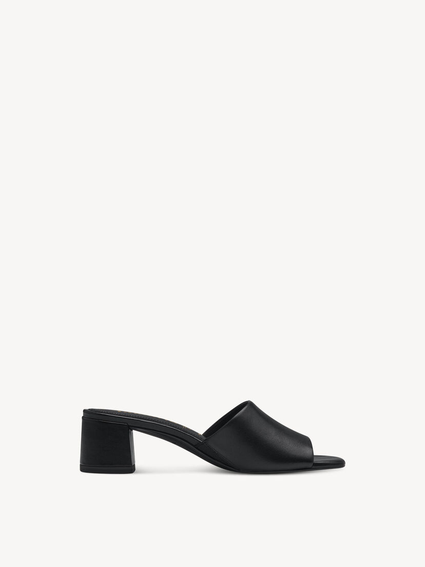 Leren Slipper - zwart