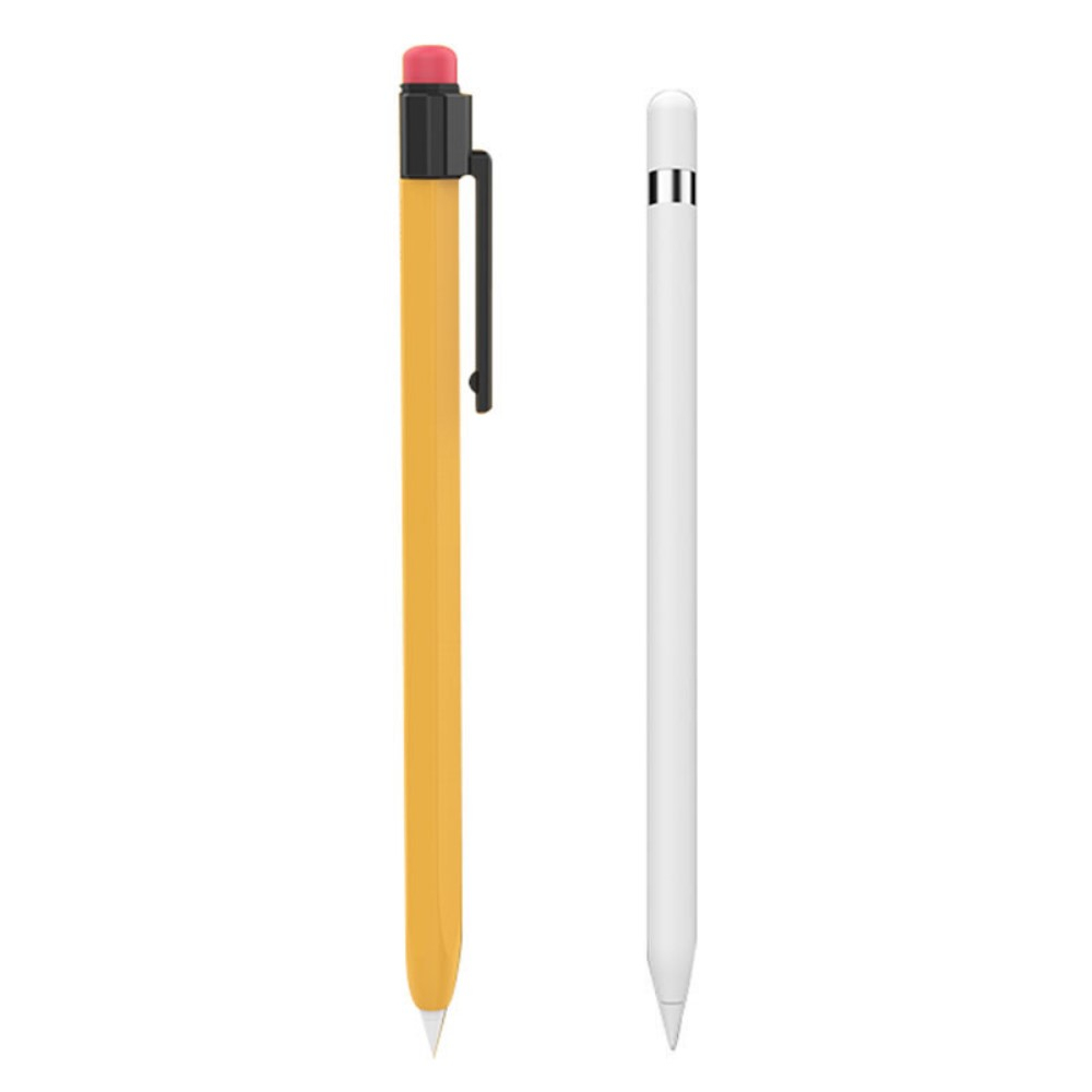 Apple Pencil (1. Generation) Silikon Schutzhülle Bleistift Design - Gelb
