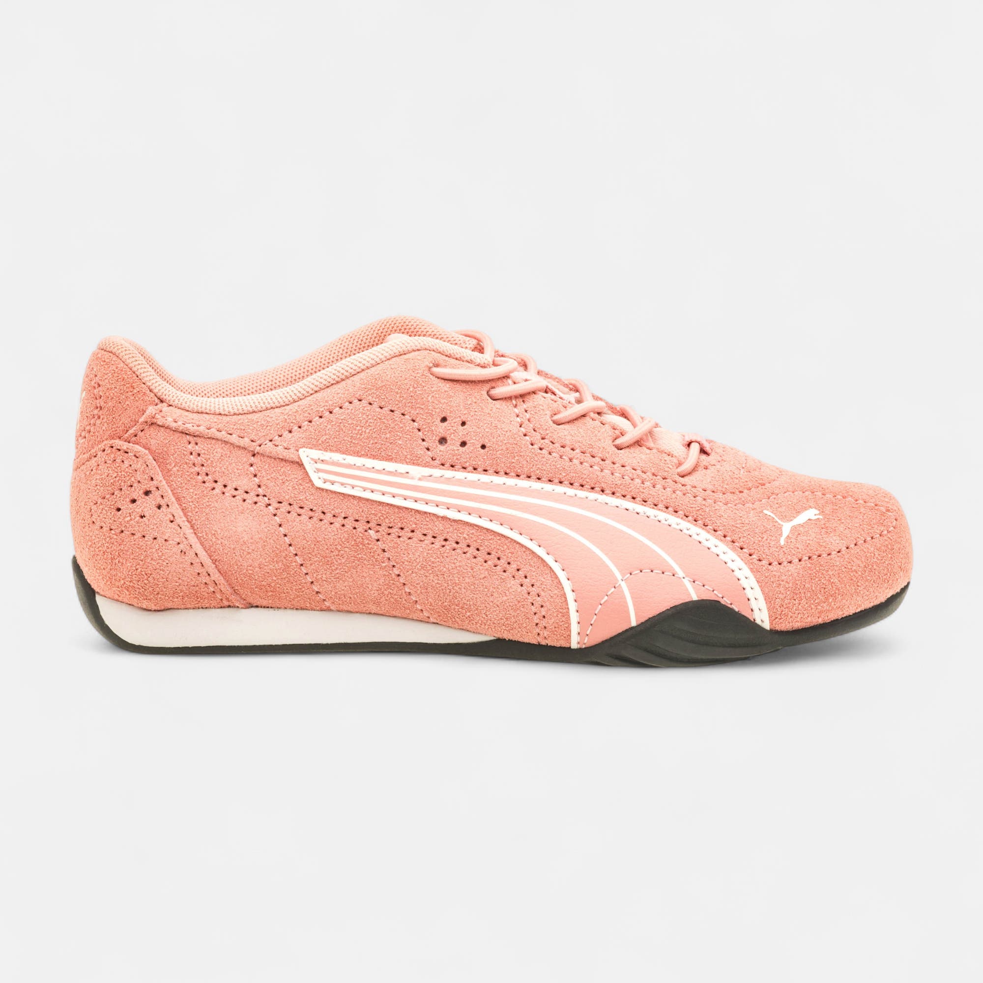 Sneakers Fille en cuir rose