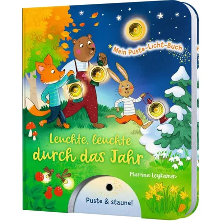 Esslinger Verlag Mein Puste-Licht-Buch: Leuchte, leuchte durch das Jahr