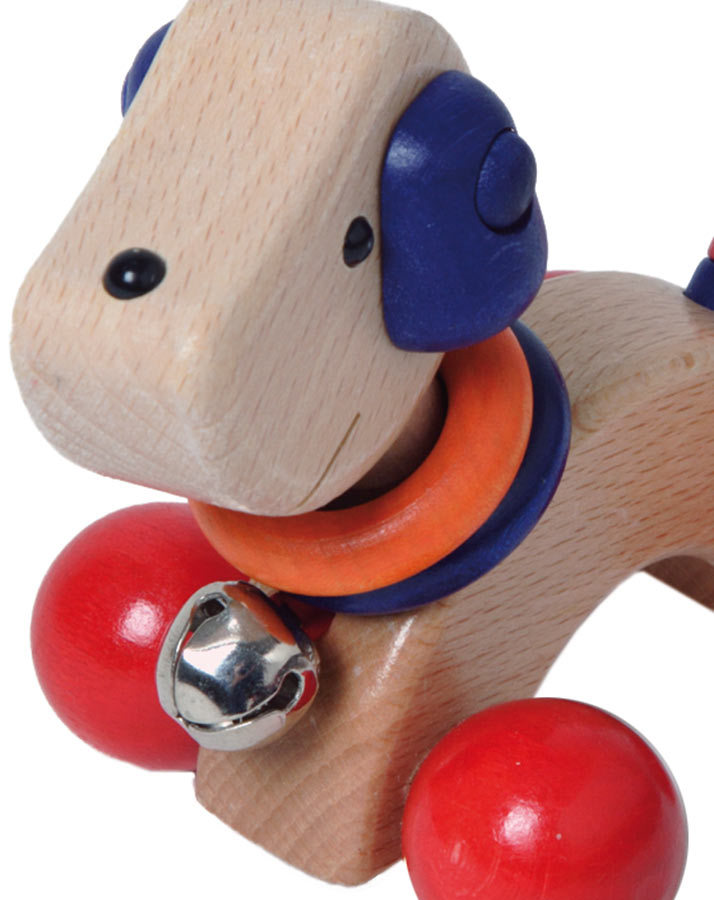 Spielhund PUPPY in rot/natur