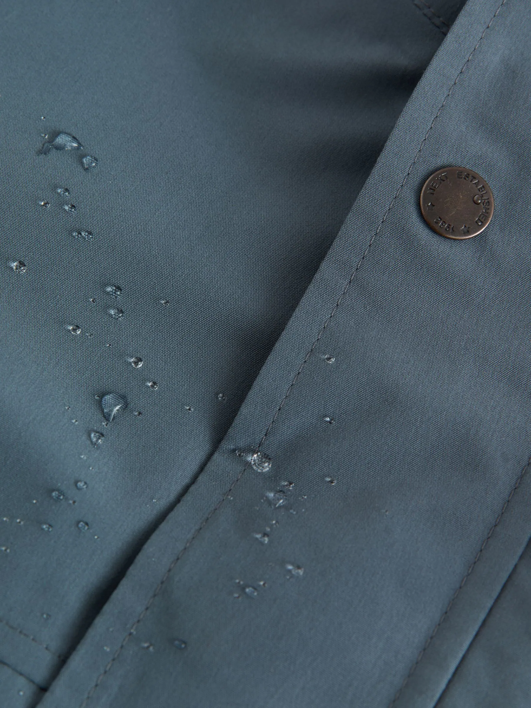 Grijs - Waterdichte parka met borgvoering (3mnd -7jr)