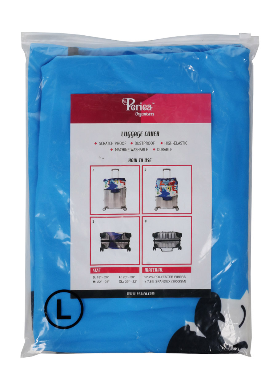 Housse de valise Periea Blue Lady L
