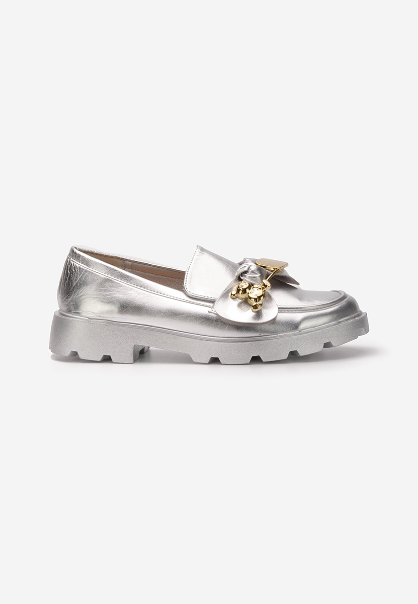 Mocassins femme argent Tervi V2
