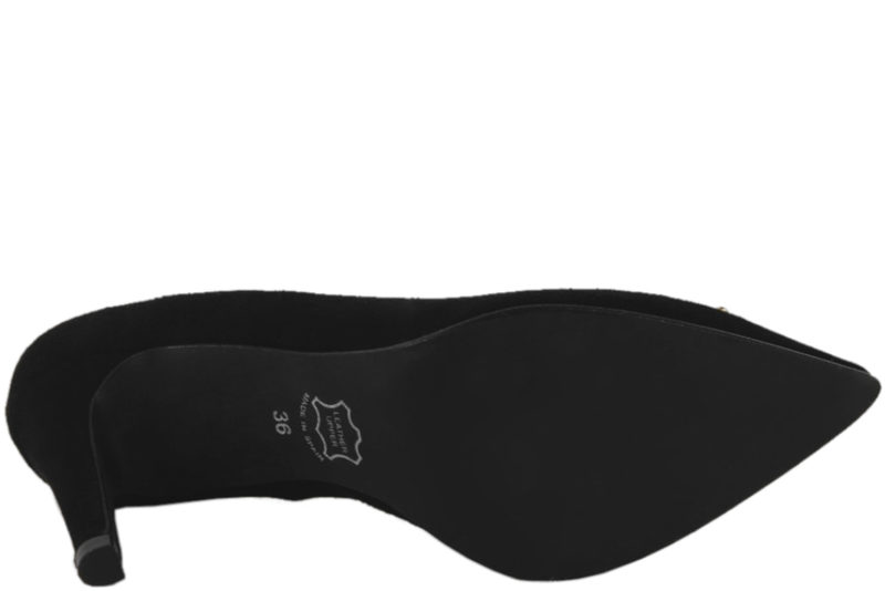 COPHENHAGEN SHOES LA. SORT STILET I RUSKIND