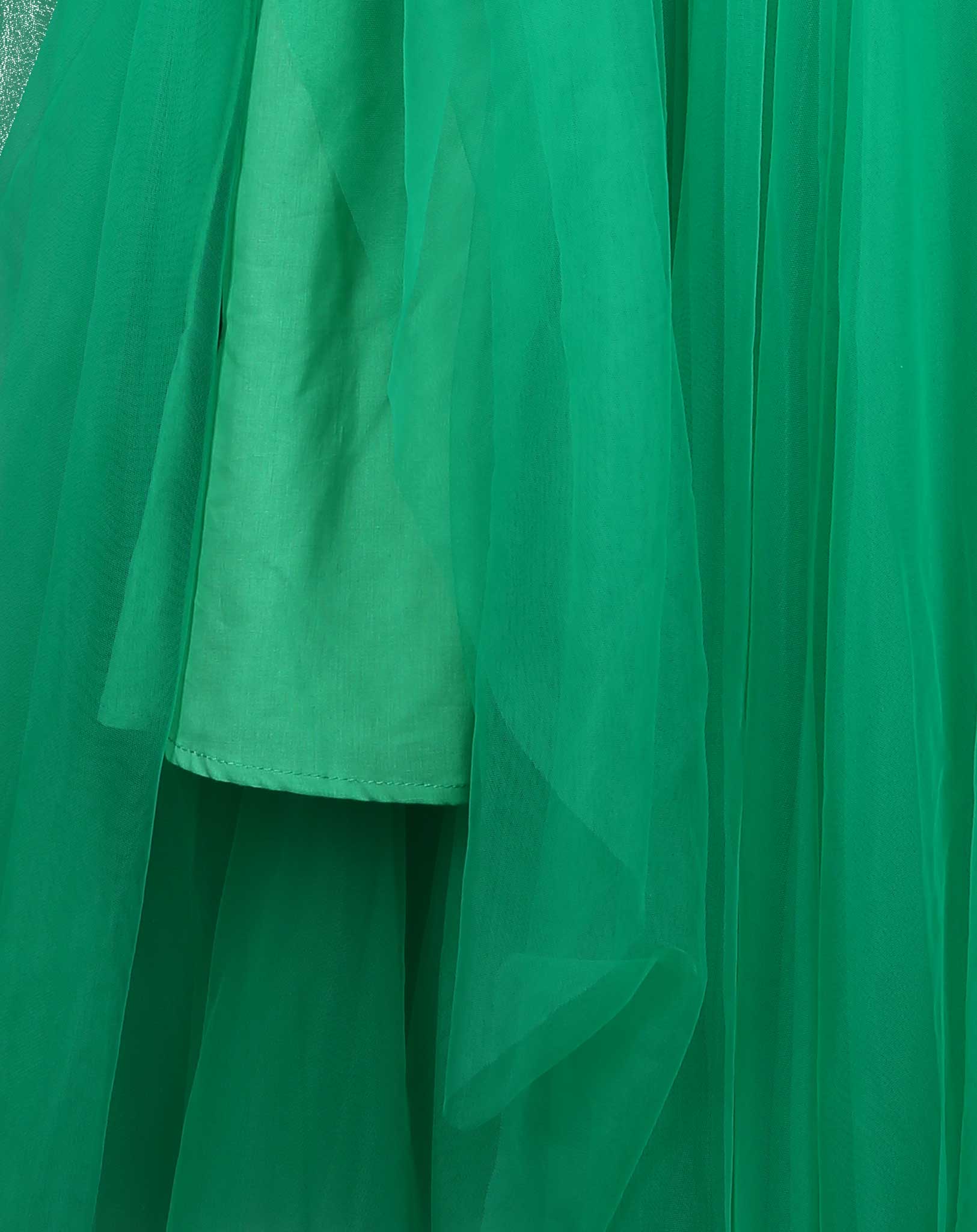 Tüll-Rock HEAVEN in bright green