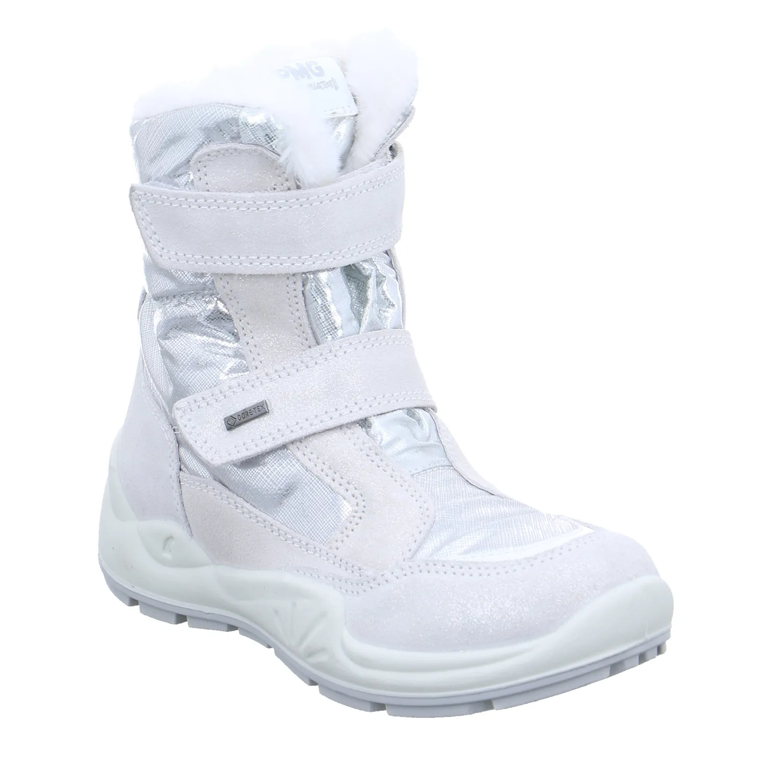PRIMIGI Mädchen-Snowboot Membrane Silber Textil  Winterstiefel