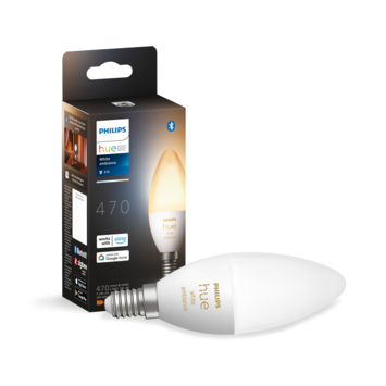 Philips Hue kaarslamp - warm tot koelwit licht 5W - 1 pack - E14