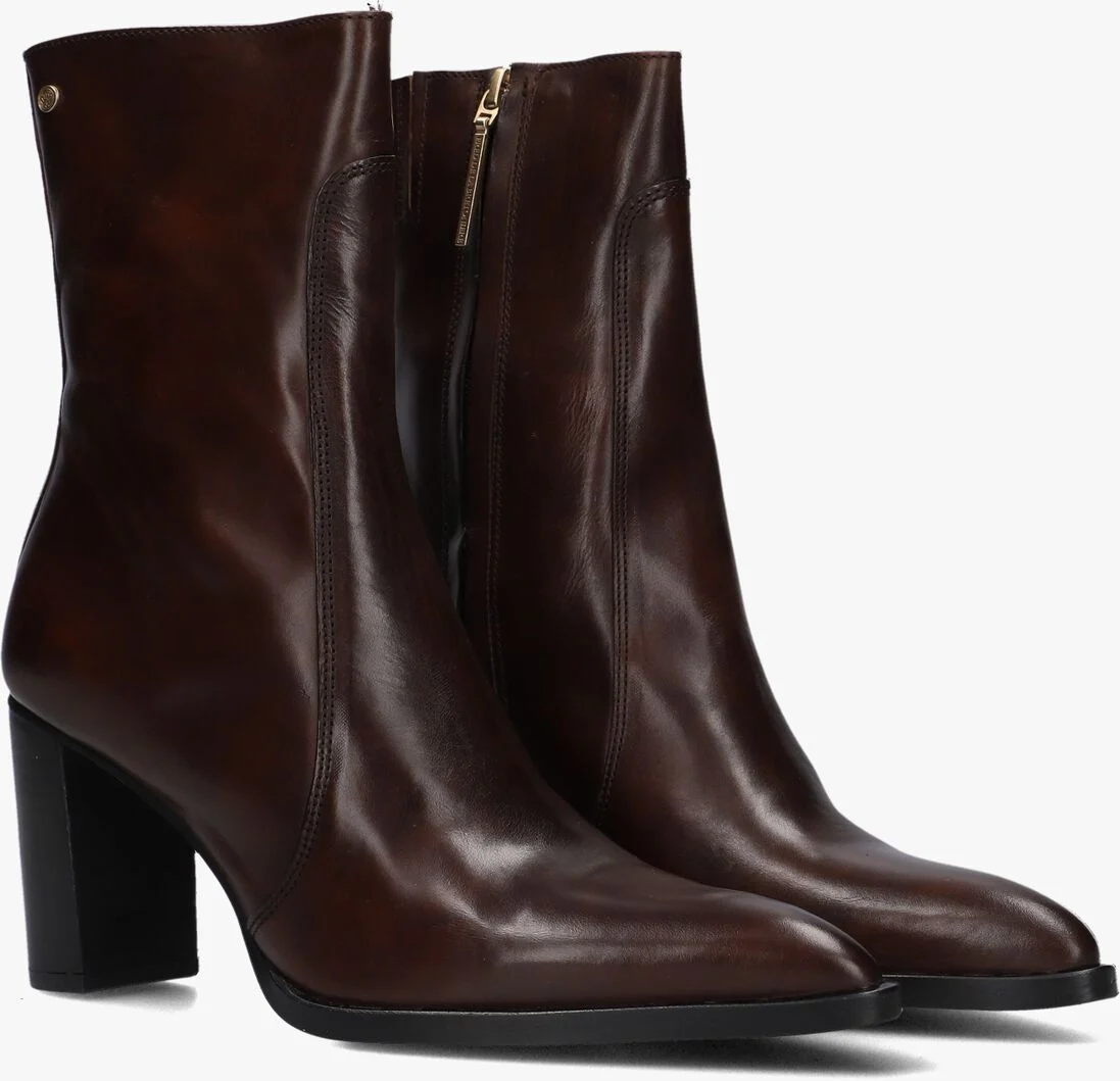 FRED DE LA BRETONIERE bruine fred de la bretoniere enkellaarsjes paige ankle boot