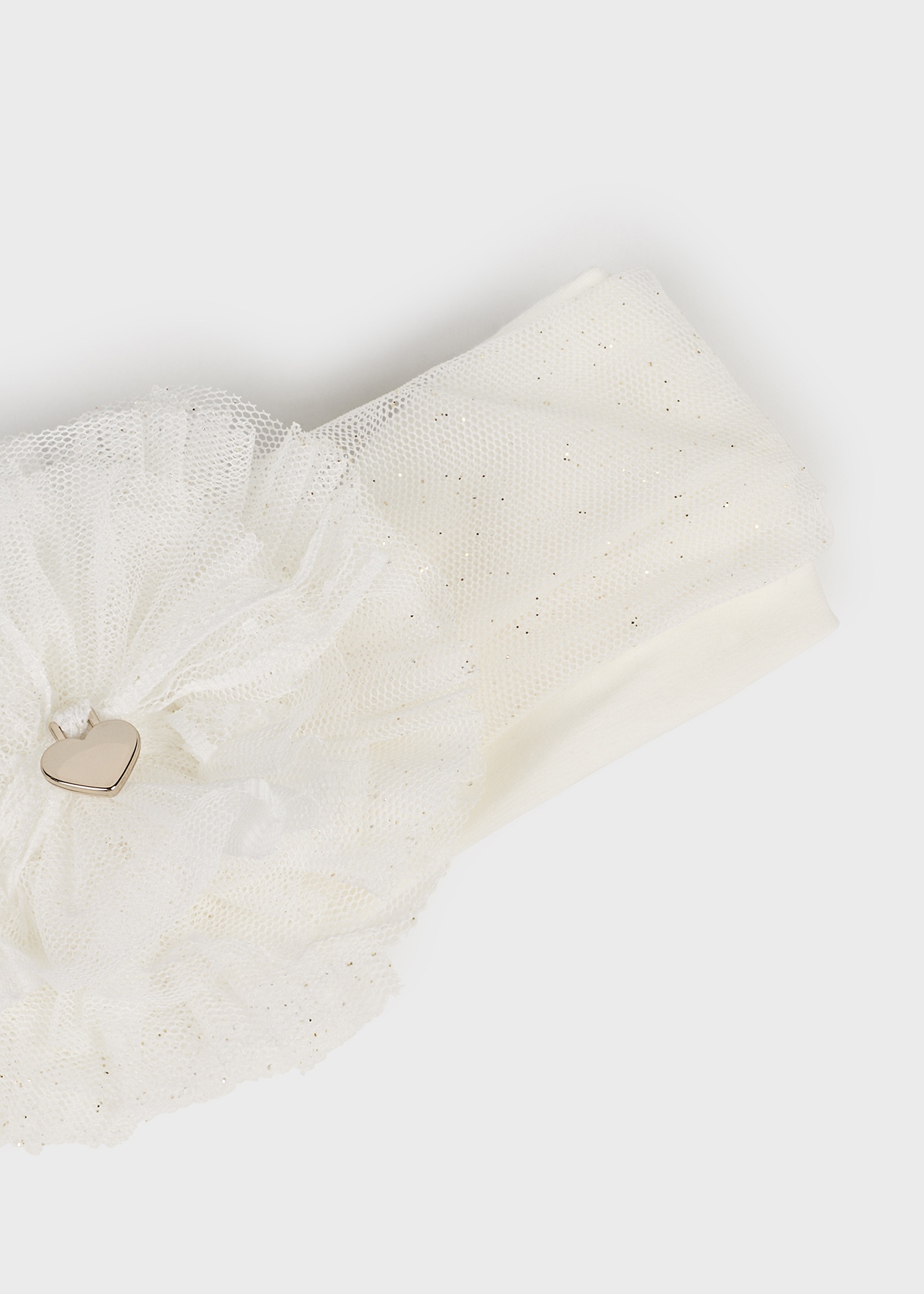 Faixa de cabeça elástica de tule com flor Jade para recém-nascidos