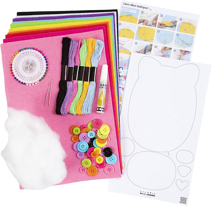 Creativ Company Start DIY Kit Syning, Bamser