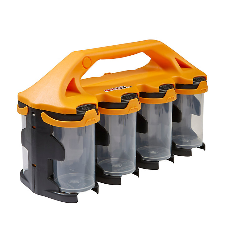 Système de support pour casiers QuestSystem en plastique avec 8 compartiments