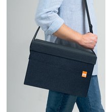 Sac d'accessoires pour tableau blanc, garni, anthracite
