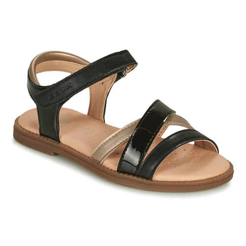 Geox - SANDAL KARLY GIRL - Noir / Doré