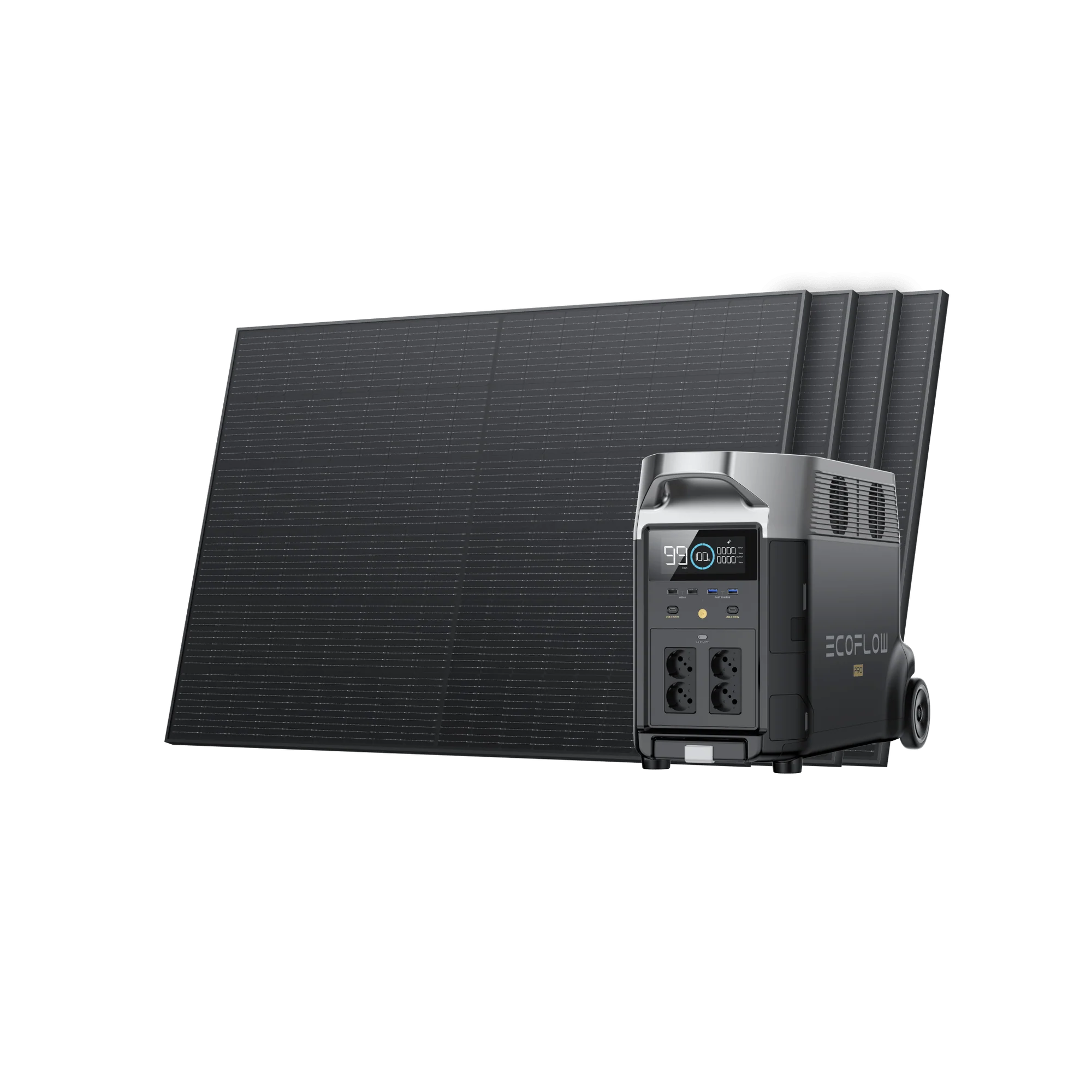 EcoFlow DELTA Pro Solargenerator (Starrer PV400W)