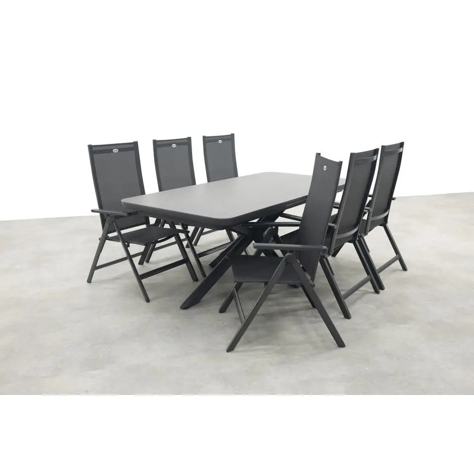 Hartman Napoli/Montreal verstelbare tuinset (7-delig) - 200-260x100 cm