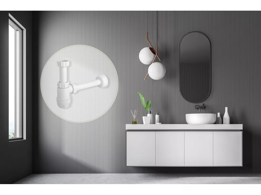Siphon De Lavabo Rea Hc2 White