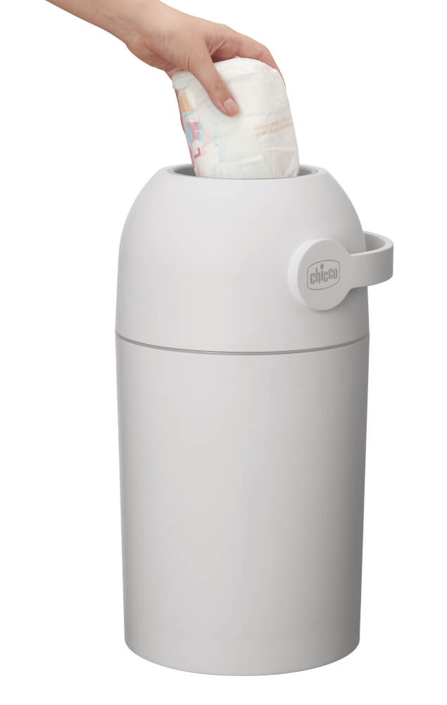 Chicco Windeleimer Odour Off Grey