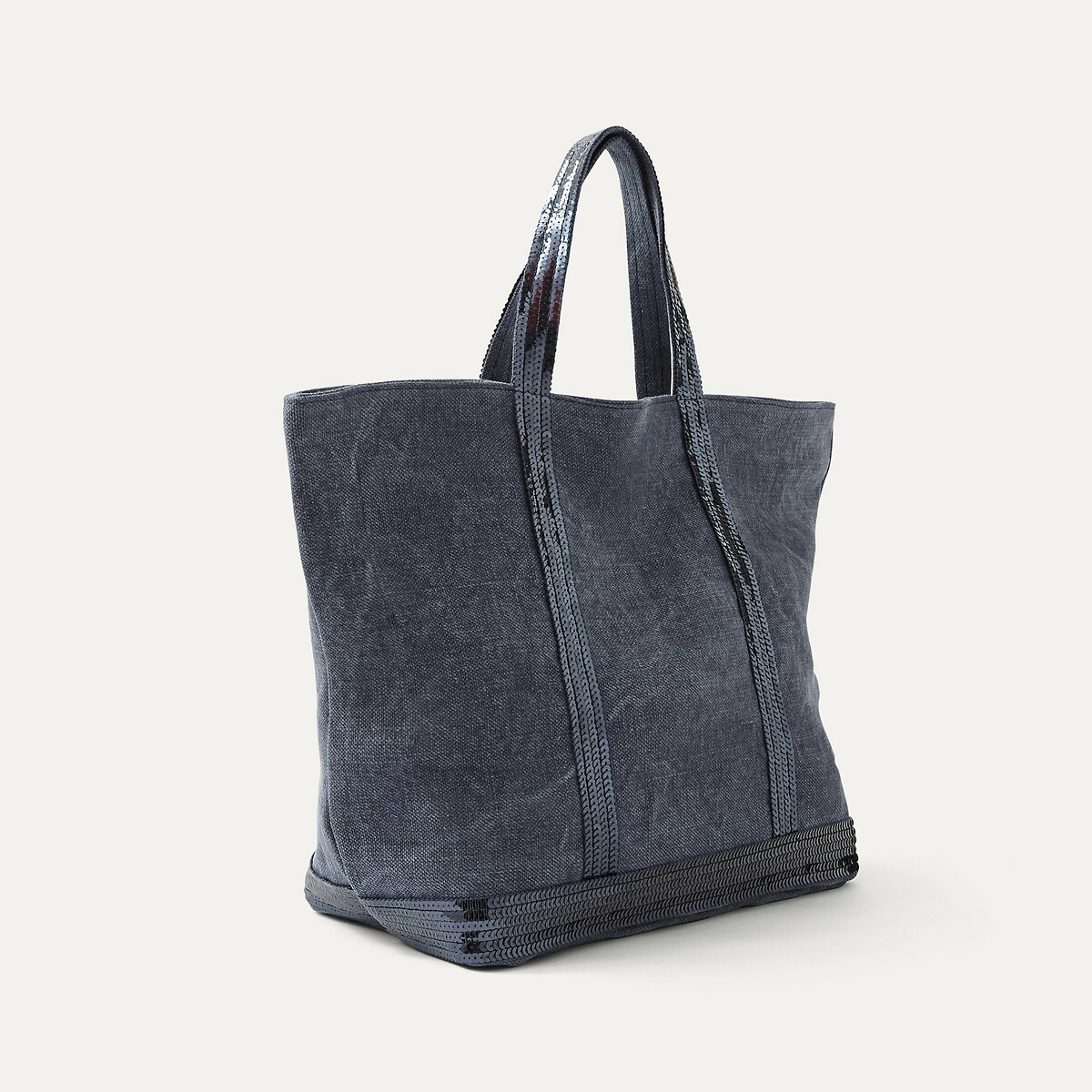 VANESSA BRUNO<br>Bolsa tamanho M em linho e zecchinos