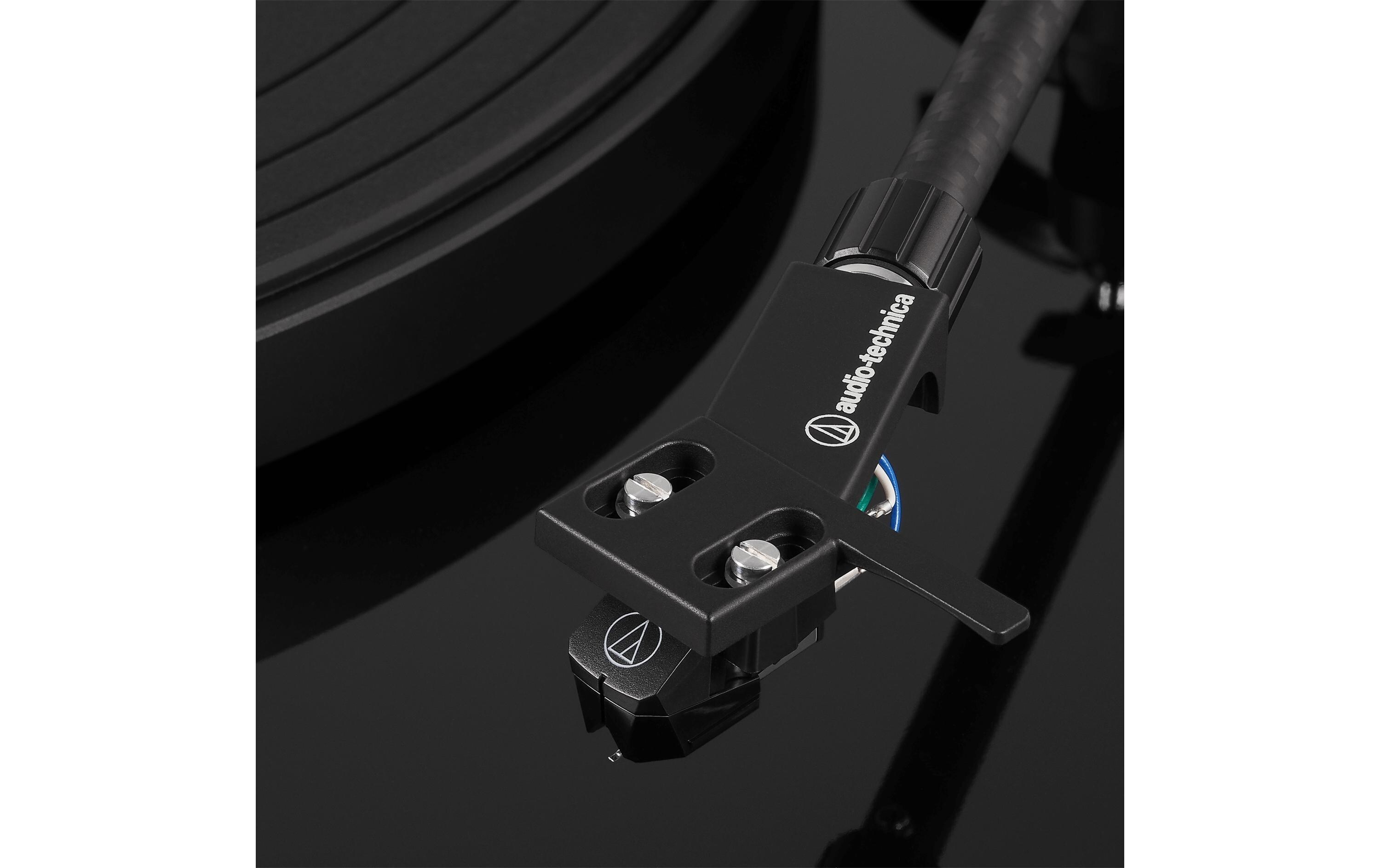 Plattenspieler AT-LPW50PB Schwarz<br>Manueller Hi-Fi-Plattenspieler mit Riemenantrieb