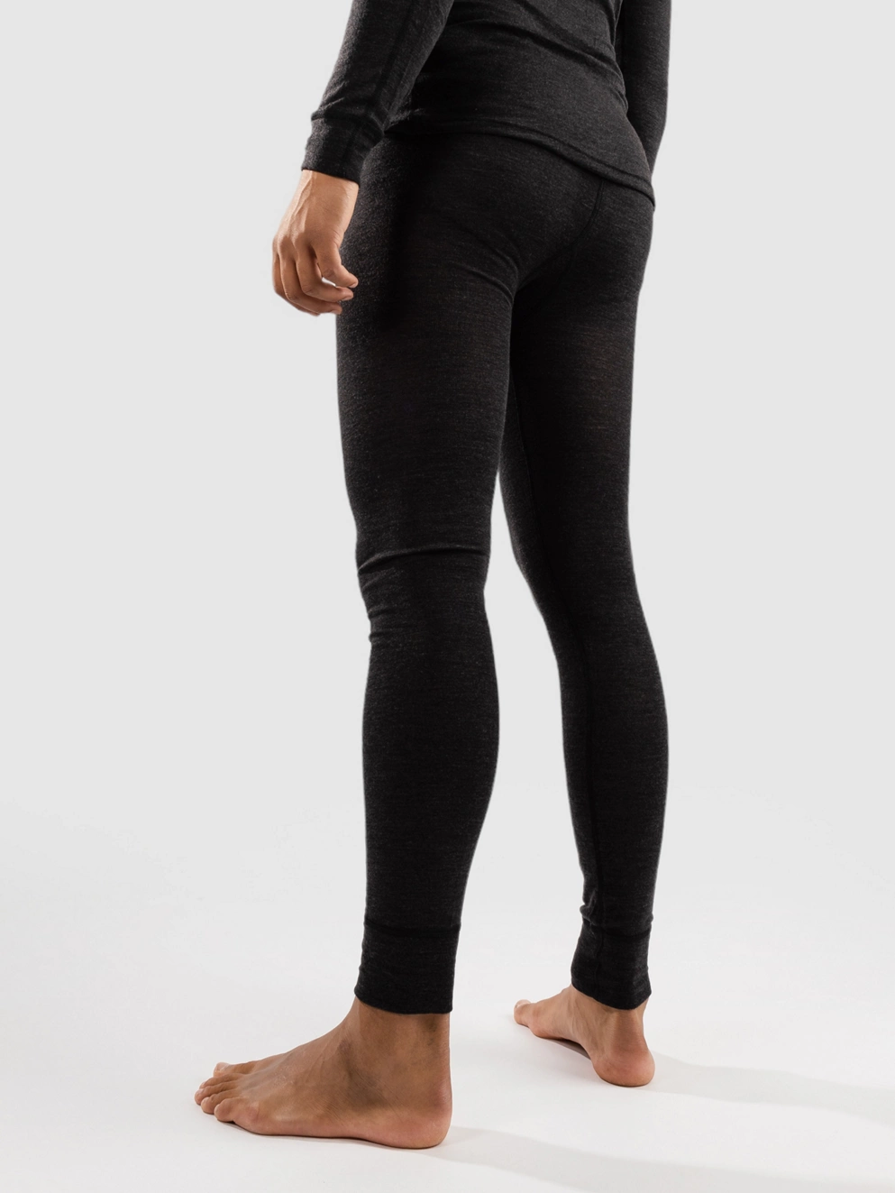 Thermowave Merino Warm Base Layer Bottoms dark grey melange