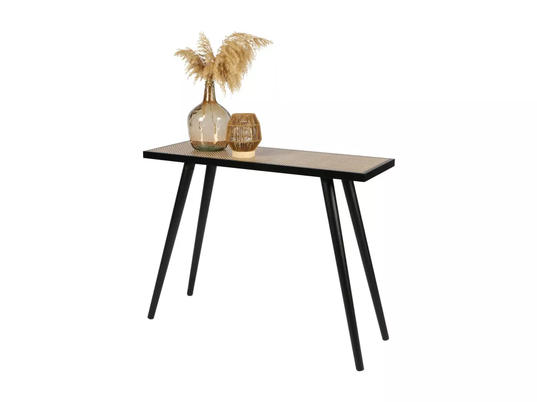 Console d'entrée style design 100x35x78 cm – Collection BRISTOL