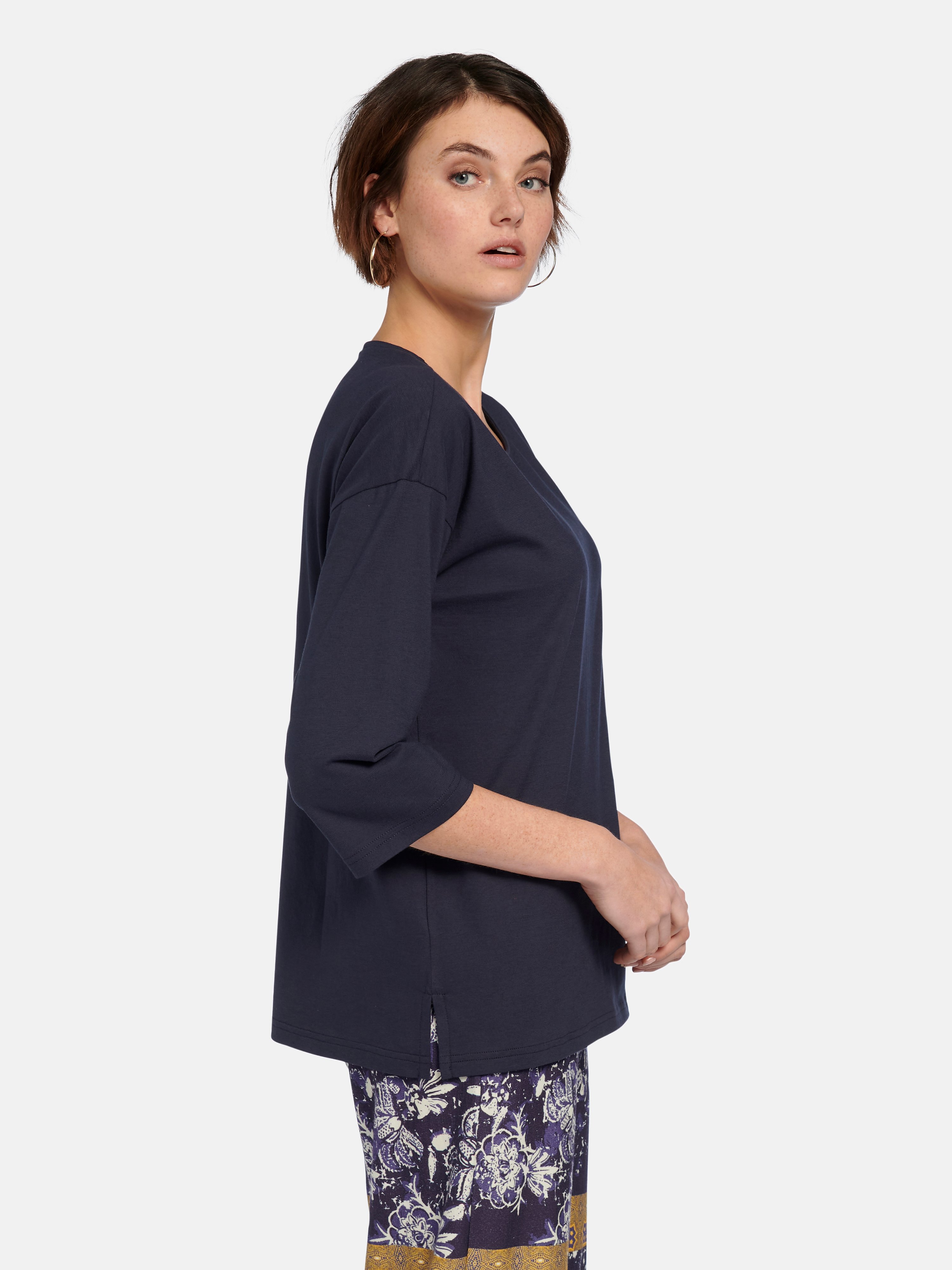 Rundhals-Shirt