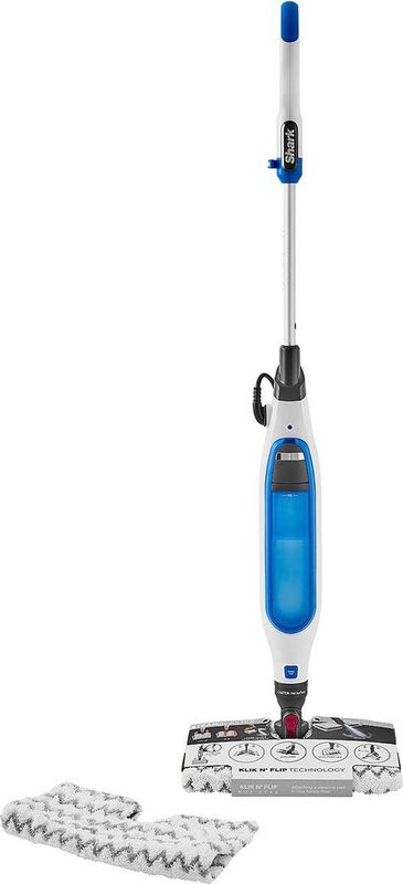 Shark - Click 'n Flip - Stoomreiniger - Wit - Microvezel Pads