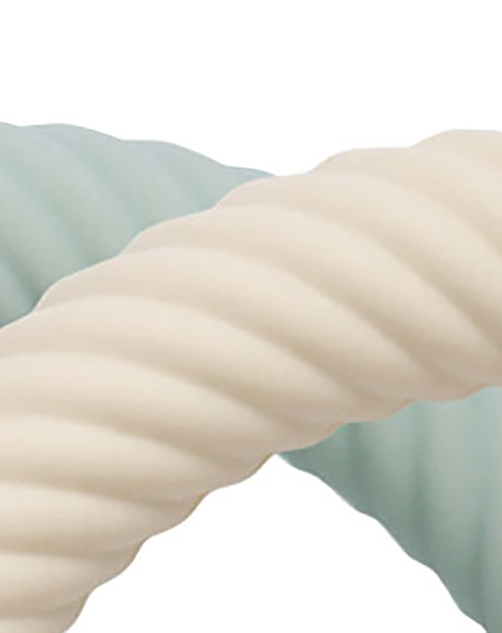 Silikon-Beißring CLASSIC 2er-Set in sage cream