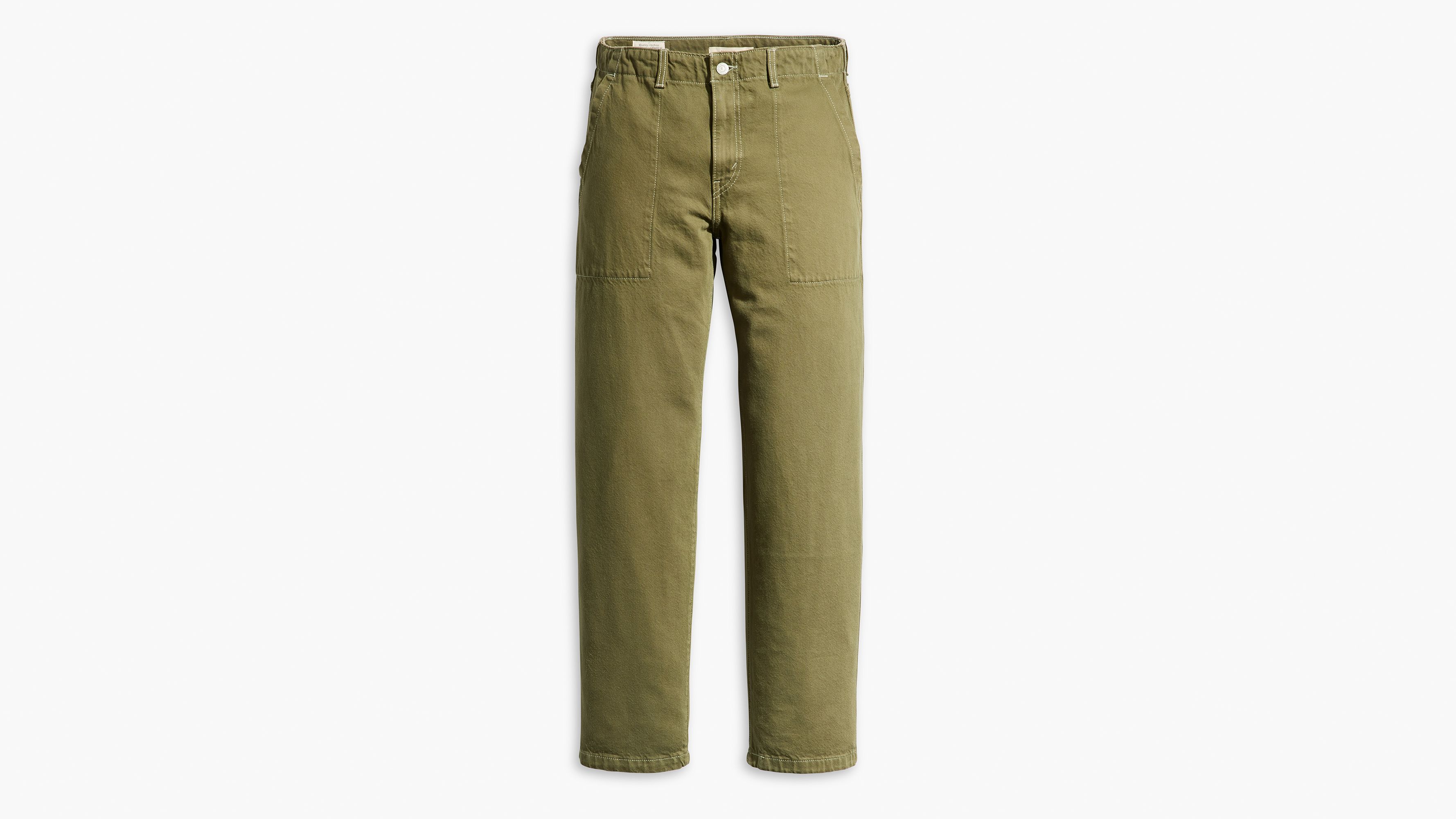 Pantalon Baggy Dad utilitaire - Lazy Olive Night Pfd - Vert