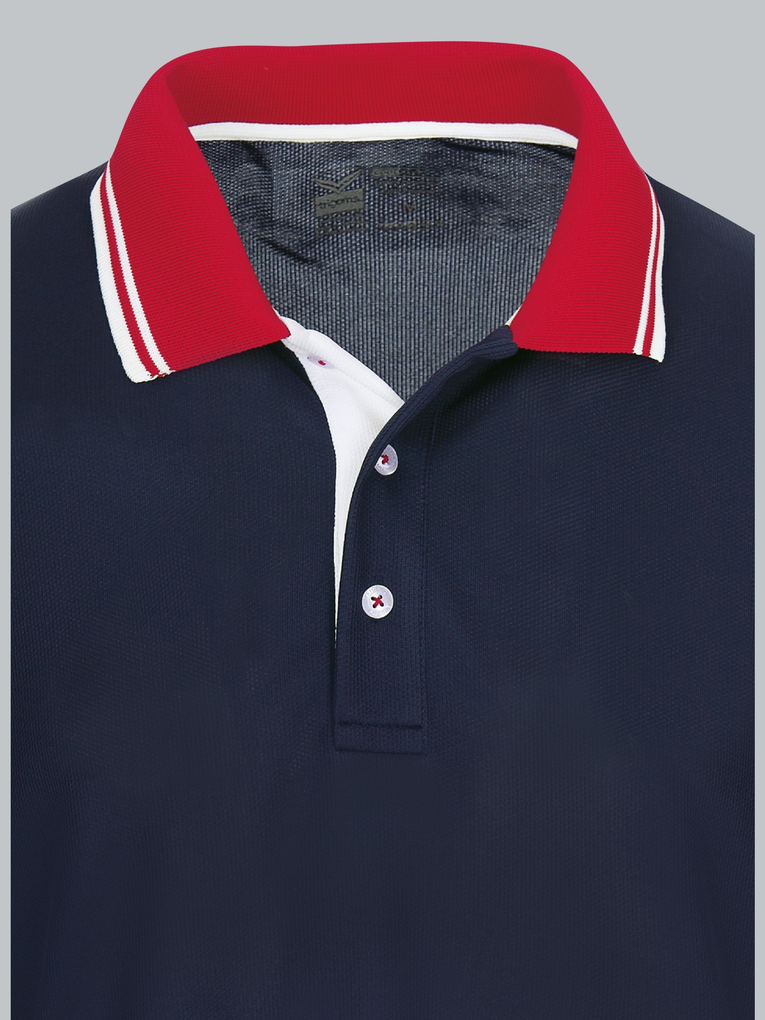 Poloshirt aus Coolmax Material Navy