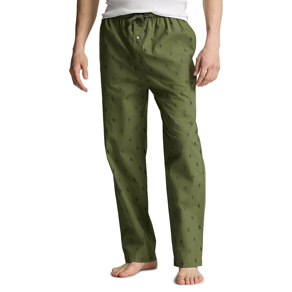 POLO RALPH LAUREN<br>Calças de pijama estampadas com pôneis