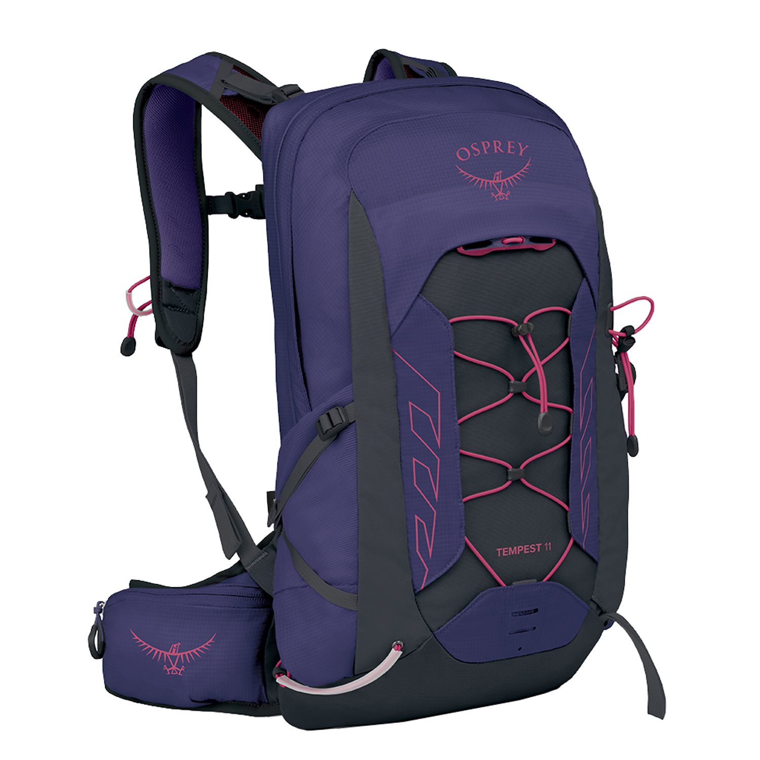 Osprey Tempest 11 deep fig-hotspot pink