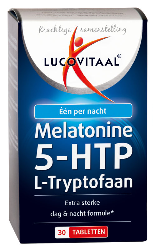 Lucovitaal Melatonine 5-HTP L-Tryptofaan 30 tabletten