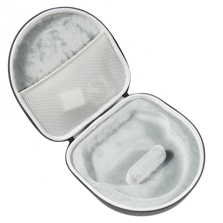 AirPods Max Kunststoff Schutztasche mit Aufbewahrungstasche   Tragegriff - Schwarz