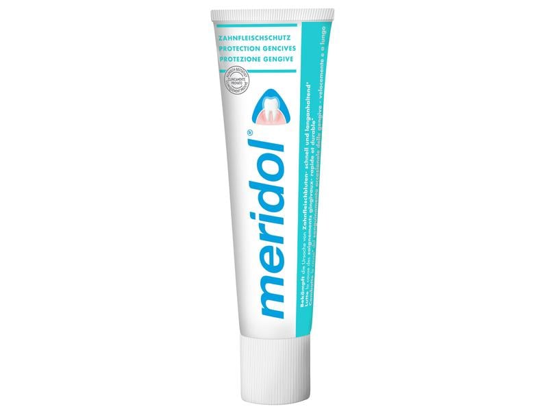 meridol Zahnpasta Zahnfleischschutz 75 ml Zahncreme zur Bekämpfung gegen die Ursachen von Zahnfleischbluten