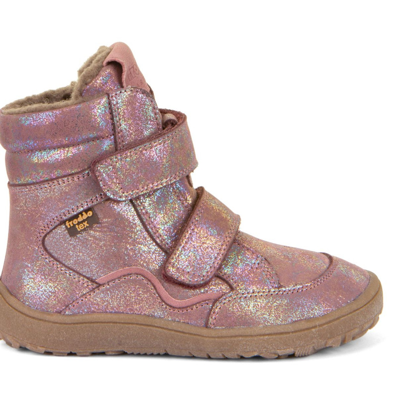 Froddo Froddo Barefoot Tex Winter Cuir Rose Brillant