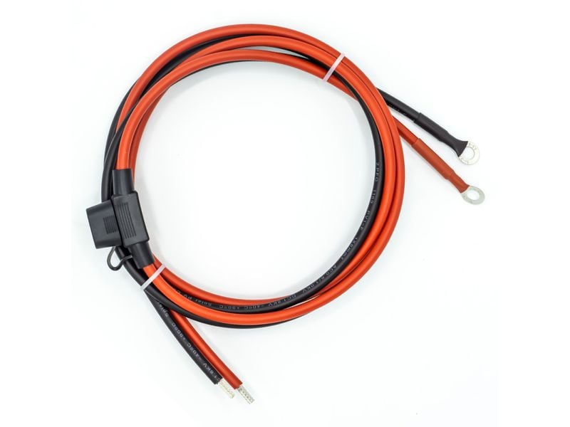 WATTSTUNDE Anschlusskabel BAKA30/BAKA06, 6 mm², 30 A Batterieanschlusskabel mit 30A Sicherung