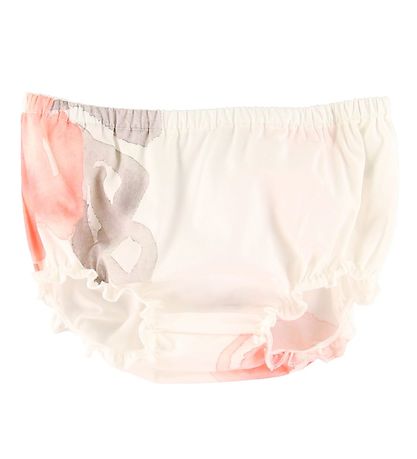 Emporio Armani Kleid m. Bloomers - Weiß m. Blumen