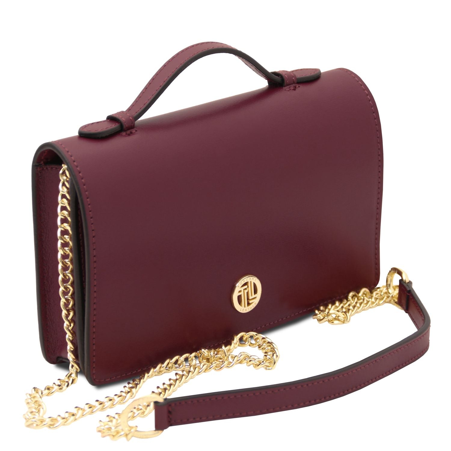 TL142505 – Opera – leren Clutch with chain strap