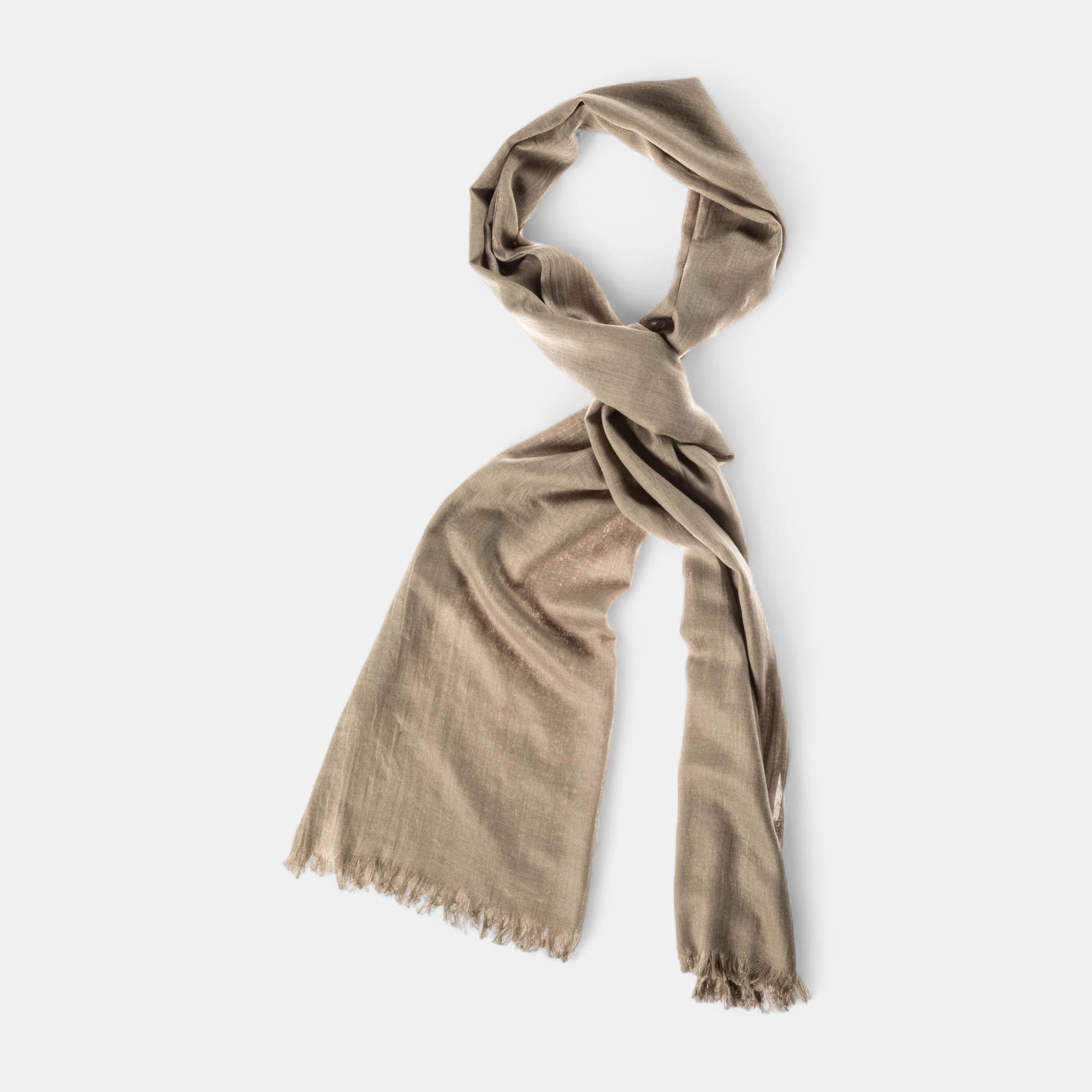 Foulard taupe